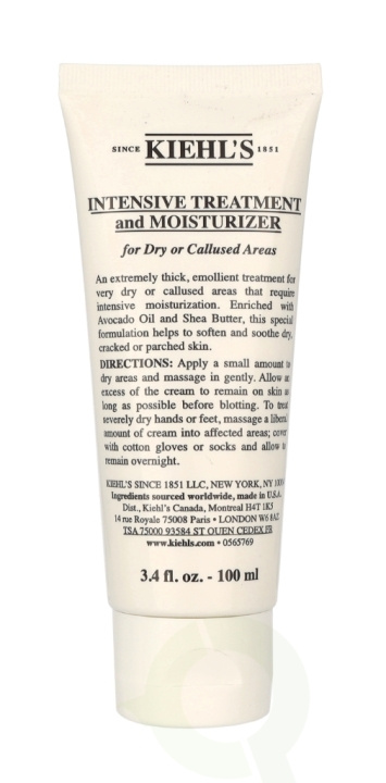 Kiehls Kiehl\'s Intensive Treatment and Moisturizer 100 ml in de groep BEAUTY & HEALTH / Manicure/pedicure / Voetverzorging bij TP E-commerce Nordic AB (C52655)