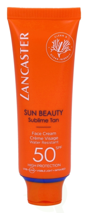 Lancaster Sun Beauty Comfort Touch Face Creamspf50 50 ml in de groep BEAUTY & HEALTH / Huidsverzorging / Zonnebank / Zonnebescherming bij TP E-commerce Nordic AB (C52689)