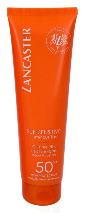 Lancaster Sun Sensitive Oil-Free Milk SPF50 150 ml in de groep BEAUTY & HEALTH / Huidsverzorging / Zonnebank / Zonnebescherming bij TP E-commerce Nordic AB (C52730)