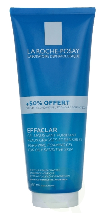 La Roche-Posay LRP Effaclar Purifying Foaming Gel 300 ml For Oily Sensitive Skin in de groep BEAUTY & HEALTH / Huidsverzorging / Gezicht / Schoonmaak bij TP E-commerce Nordic AB (C52816)