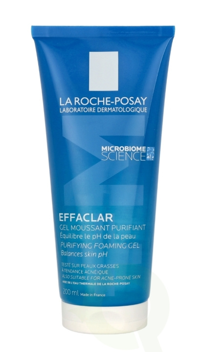 La Roche-Posay LRP Effaclar Purifying Foaming Gel 200 ml For Oily Sensitive Skin in de groep BEAUTY & HEALTH / Huidsverzorging / Gezicht / Schoonmaak bij TP E-commerce Nordic AB (C52817)
