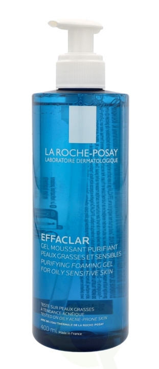 La Roche-Posay LRP Effaclar Purifying Foaming Gel w/Pump 400 ml Oily Sensitive Skin in de groep BEAUTY & HEALTH / Huidsverzorging / Gezicht / Schoonmaak bij TP E-commerce Nordic AB (C52826)