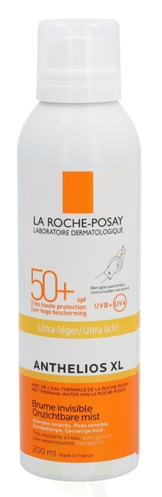 La Roche-Posay LRP Anthelios XL Ultra-Light Invisible Spray SPF50+ 200 ml Ultra Licht in de groep BEAUTY & HEALTH / Huidsverzorging / Zonnebank / Zonnebescherming bij TP E-commerce Nordic AB (C52832)