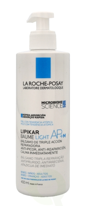 La Roche-Posay LRP Lipikar Light AP+M Triple-Action Balm 400 ml in de groep BEAUTY & HEALTH / Huidsverzorging / Lichaamsverzorging / Body lotion bij TP E-commerce Nordic AB (C52913)