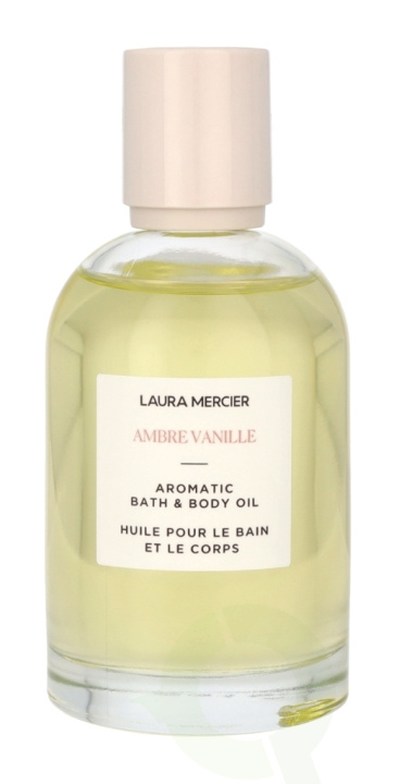 Laura Mercier Aromatic Bath & Body Oil 100 ml Ambre Vanille in de groep BEAUTY & HEALTH / Huidsverzorging / Lichaamsverzorging / Bad- en douchegels bij TP E-commerce Nordic AB (C53183)