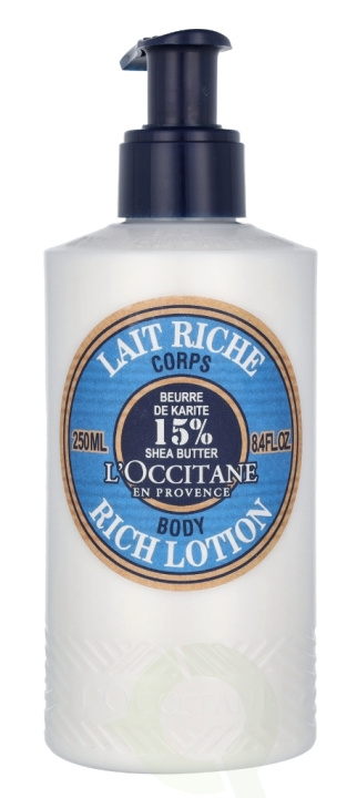 L\'Occitane Shea Butter Rich Body Lotion 250 ml in de groep BEAUTY & HEALTH / Huidsverzorging / Lichaamsverzorging / Body lotion bij TP E-commerce Nordic AB (C53201)
