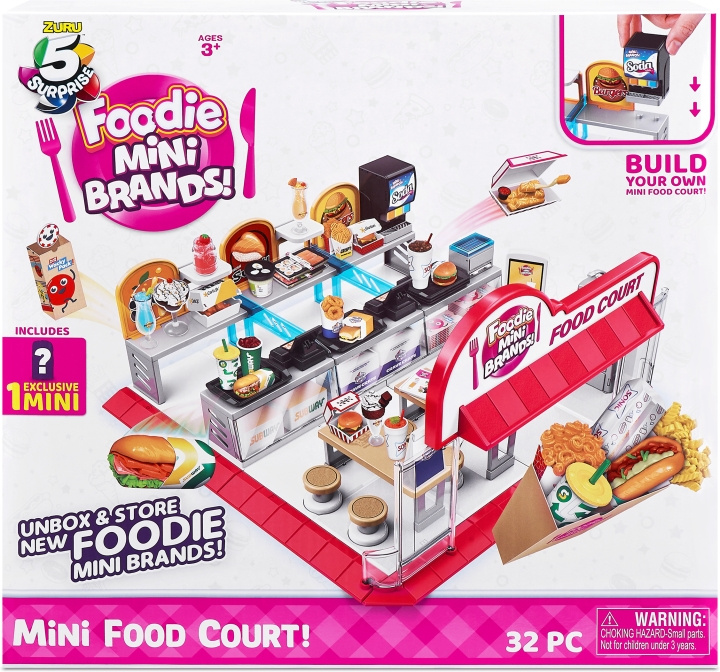 5 Surprise Mini Food Court - leksaksset in de groep SPEELGOED, KINDER- & BABYPRODUCTEN / Speelgoed / Speelset bij TP E-commerce Nordic AB (C53288)