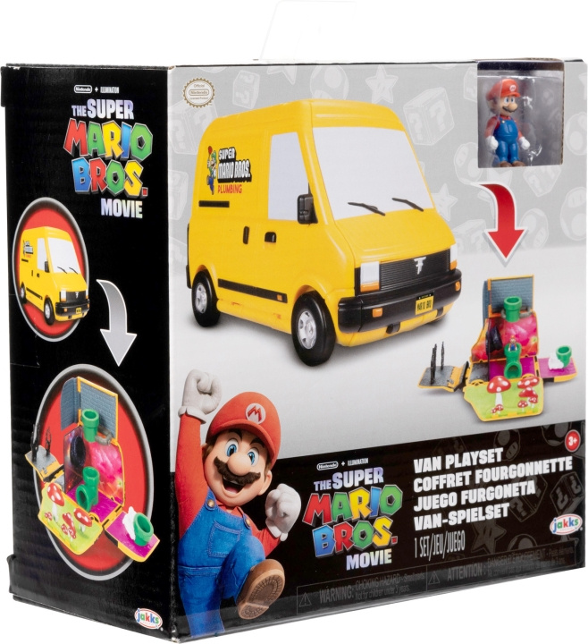 Nintendo Super Mario Bros Movie Mini World Van Playset in de groep SPEELGOED, KINDER- & BABYPRODUCTEN / Speelgoed / Speelgoedauto\'s bij TP E-commerce Nordic AB (C53392)