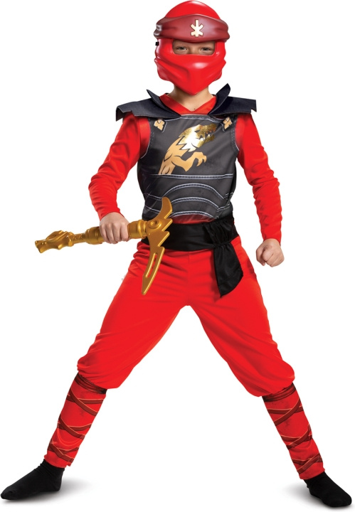 LEGO Ninjago Kai kostym, storlek M, 127-136 cm in de groep SPEELGOED, KINDER- & BABYPRODUCTEN / Speelgoed / Gemaskered kostuums bij TP E-commerce Nordic AB (C53404)