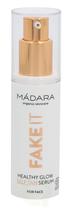 Madara Fake It Healthy Glow Self Tan Serum 30 ml Light To Medium, All Skin Types in de groep BEAUTY & HEALTH / Huidsverzorging / Gezicht / Huidserum bij TP E-commerce Nordic AB (C53485)