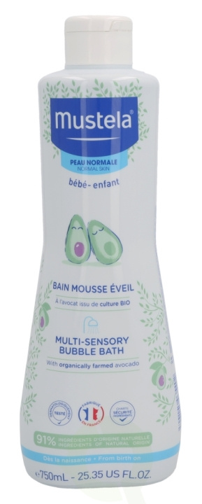 Mustela Multi-Sensory Bubble Bath 750 ml in de groep BEAUTY & HEALTH / Huidsverzorging / Lichaamsverzorging / Bad- en douchegels bij TP E-commerce Nordic AB (C53837)