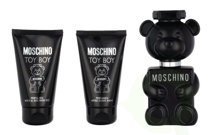 Moschino Toy Boy Giftset 150 ml Edp Spray 50ml/Bath & Shower Gel 50ml/Aftershave Balm 50ml in de groep BEAUTY & HEALTH / Cadeausets / Cadeausets voor hem bij TP E-commerce Nordic AB (C53887)