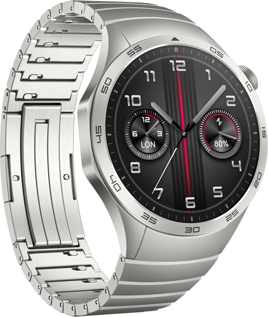 Huawei Watch GT4 Elite - Smartwatch, 46 mm, Stål in de groep SPORT, VRIJE TIJD & HOBBY / Smartwatch & Activiteitsmeters / Smartwatches bij TP E-commerce Nordic AB (C54070)
