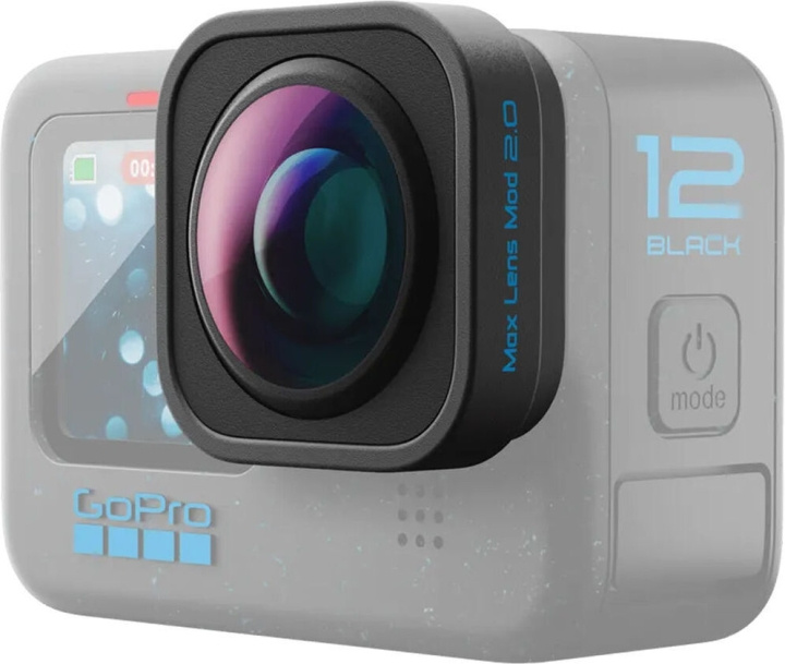 GoPro Max Lens Mod 2.0 - vidvinkelobjektiv. in de groep SPORT, VRIJE TIJD & HOBBY / Actiecamera\'s en accessoires / Accessoires voor actiecamera\'s bij TP E-commerce Nordic AB (C54074)