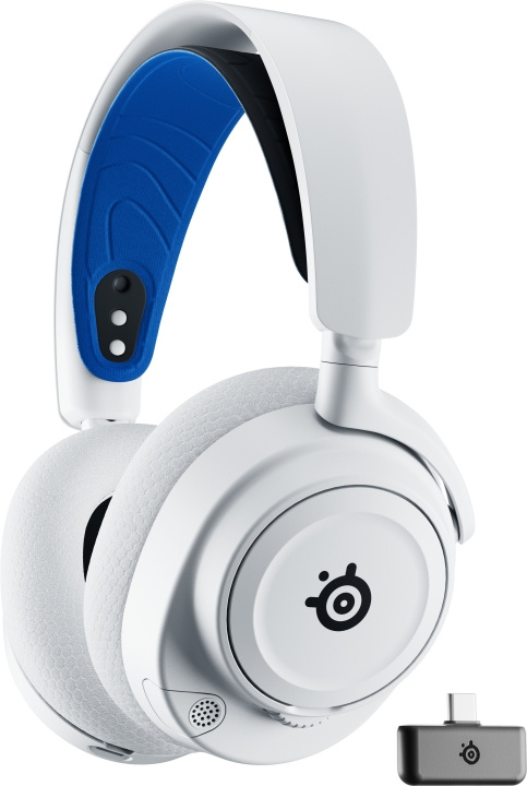 Steelseries Arctis Nova 7P - trådlöst headset, vita. in de groep COMPUTERS & RANDAPPARATUUR / GAMING / Koptelefoon bij TP E-commerce Nordic AB (C54094)