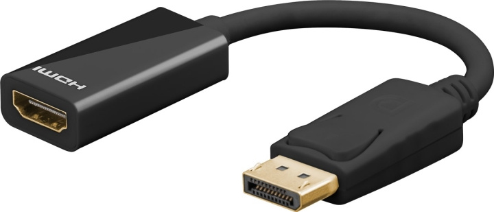 Goobay DisplayPort™/HDMI™-adapterkabel 1.2, Guldpläterad Displayport™ plugg > HDMI™-uttag (typ A) in de groep COMPUTERS & RANDAPPARATUUR / Computerkabels / DisplayPort / Adapters bij TP E-commerce Nordic AB (C54148)