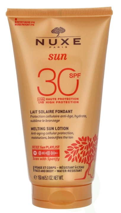 Nuxe Sun Delicious lotion High Protection SPF30 150 ml in de groep BEAUTY & HEALTH / Huidsverzorging / Zonnebank / Zonnebescherming bij TP E-commerce Nordic AB (C54277)