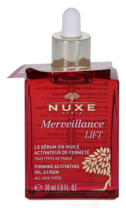 Nuxe Merveillance Lift Firming Activating Oil-Serum 30 ml All Skin Types in de groep BEAUTY & HEALTH / Huidsverzorging / Gezicht / Huidserum bij TP E-commerce Nordic AB (C54335)