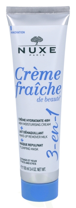 Nuxe Creme Fraiche De Beaute 3-In-1 Face Cream 100 ml Face And Eyes in de groep BEAUTY & HEALTH / Huidsverzorging / Gezicht / Gezichtscrèmes bij TP E-commerce Nordic AB (C54340)