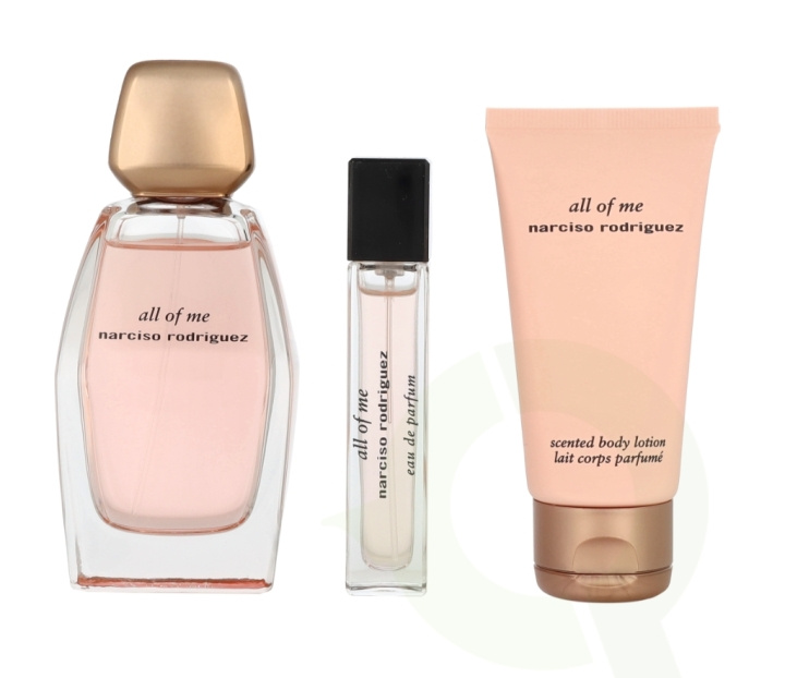 Narciso Rodriguez All Of Me Giftset 150 ml Edp 90ml/Body Lotion 50ml/Edp 10ml in de groep BEAUTY & HEALTH / Cadeausets / Cadeausets voor haar bij TP E-commerce Nordic AB (C54373)