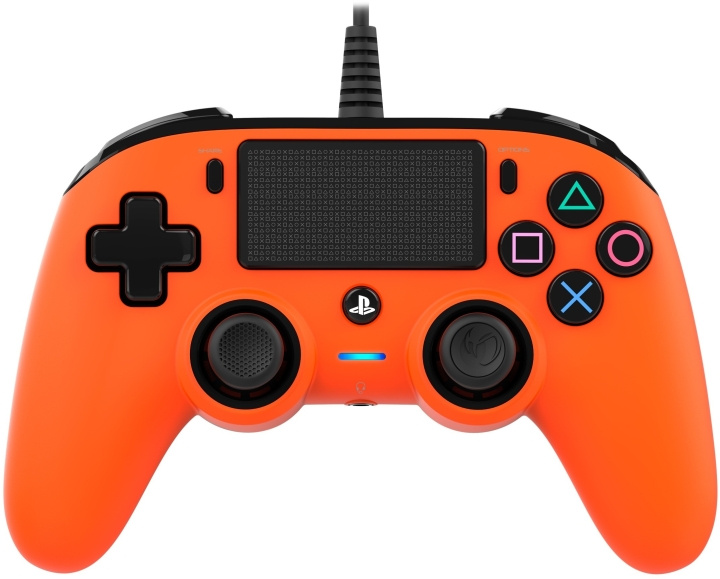 Nacon Wired Compact Controller, Orange, PS4 in de groep HOME ELECTRONICS / Spelconsoles en accessoires / Sony PlayStation 4 bij TP E-commerce Nordic AB (C54529)