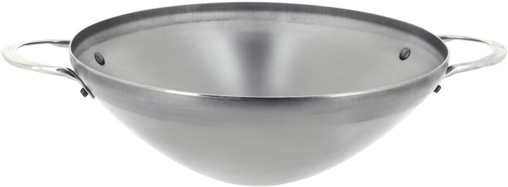 De Buyer Mineral B Element -wokpanna med två handtag, kolstål, 28 cm in de groep HUISHOUDEN & TUIN / Keukengerei / Koekenpannen bij TP E-commerce Nordic AB (C54534)