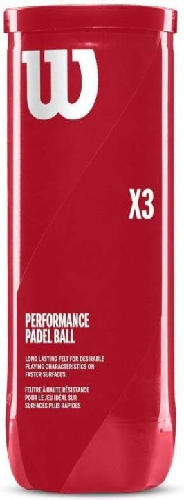 Wilson Padel X3 padelballen in de groep SPORT, VRIJE TIJD & HOBBY / Sportuitrusting / Padelaccessoires bij TP E-commerce Nordic AB (C54580)