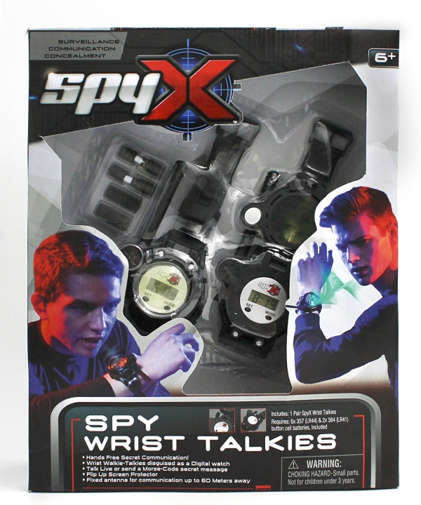  SpyX Wrist Talkies - handledsradio in de groep SPORT, VRIJE TIJD & HOBBY / Leuke dingen / Spion-gadgets bij TP E-commerce Nordic AB (C54609)