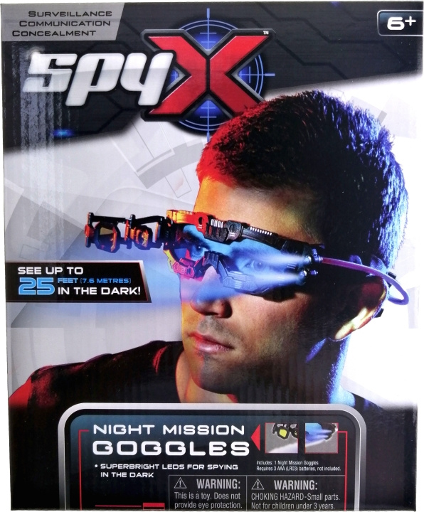 SpyX Night Mission Goggles - Spionglasögon för nattuppdrag in de groep SPORT, VRIJE TIJD & HOBBY / Leuke dingen / Spion-gadgets bij TP E-commerce Nordic AB (C54610)