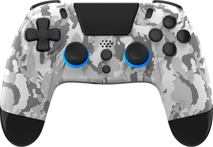 Gioteck VX4+ RGB trådlös handkontroll, White Camo, PS4 in de groep HOME ELECTRONICS / Spelconsoles en accessoires / Sony PlayStation 4 / Accessoires bij TP E-commerce Nordic AB (C54628)