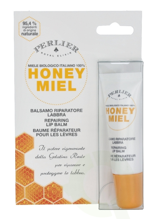 Perlier Honey Repairing Lip Balm - Tube 7.5 ml in de groep BEAUTY & HEALTH / Makeup / Lippen / Lippenbalsem bij TP E-commerce Nordic AB (C54773)
