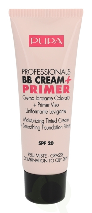Pupa Milano Pupa Pupa Professionals BB Cream + Primer SPF20 50 ml #001 Nude - Combination To Oily Skin in de groep BEAUTY & HEALTH / Makeup / Make-up gezicht / CC/BB-crème bij TP E-commerce Nordic AB (C54839)