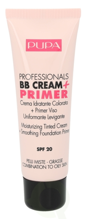 Pupa Milano Pupa Pupa Professionals BB Cream + Primer SPF20 50 ml #002 Sand - Combination To Oily Skin in de groep BEAUTY & HEALTH / Makeup / Make-up gezicht / CC/BB-crème bij TP E-commerce Nordic AB (C54840)