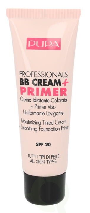 Pupa Milano Pupa Pupa Professionals BB Cream + Primer SPF20 50 ml #001 Nude - All Skin Types in de groep BEAUTY & HEALTH / Makeup / Make-up gezicht / CC/BB-crème bij TP E-commerce Nordic AB (C54841)