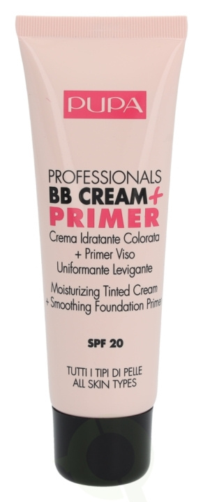 Pupa Milano Pupa Pupa Professionals BB Cream + Primer SPF20 50 ml #002 Sand - All Skin Types in de groep BEAUTY & HEALTH / Makeup / Make-up gezicht / CC/BB-crème bij TP E-commerce Nordic AB (C54842)