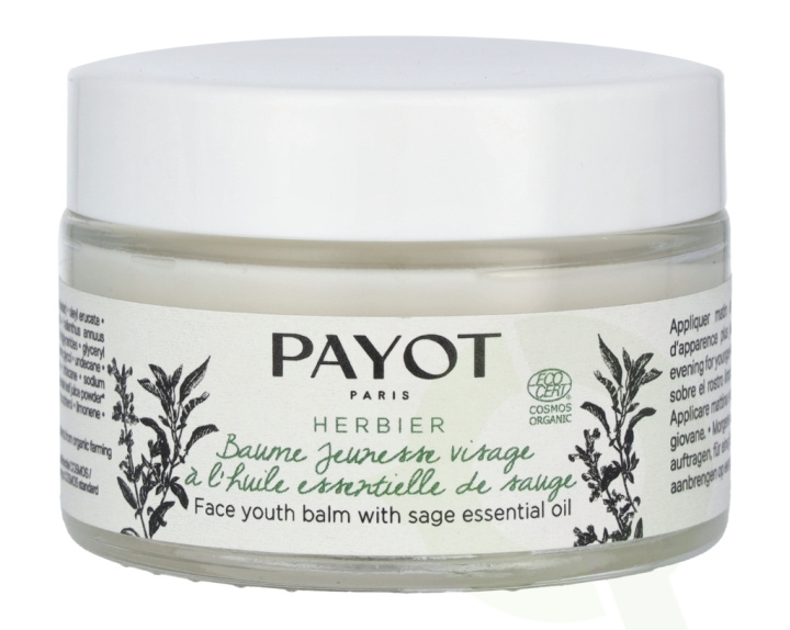 Payot Herbier Face Youth Balm With Sage Essential Oil 50 ml in de groep BEAUTY & HEALTH / Huidsverzorging / Gezicht / Gezichtsolie bij TP E-commerce Nordic AB (C54952)