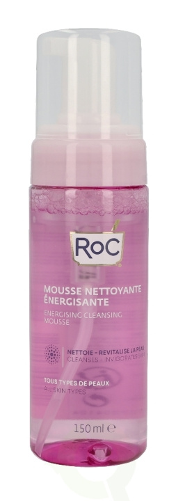ROC Energising Cleansing Mousse 150 ml Cleanses - Invigorates Skin , All Skin Types in de groep BEAUTY & HEALTH / Huidsverzorging / Gezicht / Schoonmaak bij TP E-commerce Nordic AB (C54986)