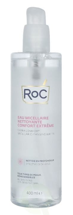 ROC Micellar Extra Comfort Cleansing Water 400 ml Sensitive Skin, Face And Eyes in de groep BEAUTY & HEALTH / Huidsverzorging / Gezicht / Schoonmaak bij TP E-commerce Nordic AB (C54987)