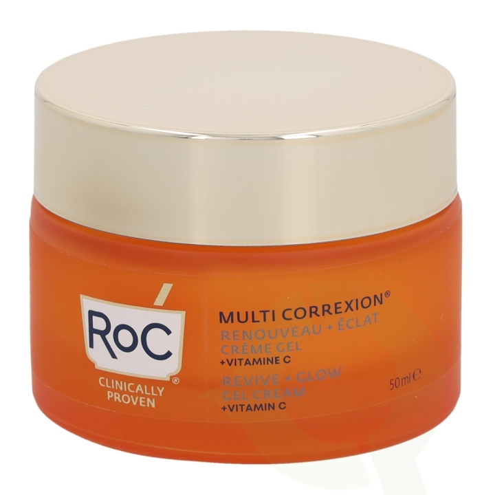 ROC Multi Correxion Revive & Glow Gel Cream 50 ml Revive + Glow - 24Hrs in de groep BEAUTY & HEALTH / Huidsverzorging / Gezicht / Dagcrème bij TP E-commerce Nordic AB (C54997)