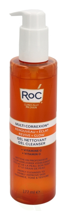 ROC Multi Correxion Revive & Glow Vitamin C Gel Cleanser 177 ml in de groep BEAUTY & HEALTH / Huidsverzorging / Gezicht / Schoonmaak bij TP E-commerce Nordic AB (C55010)