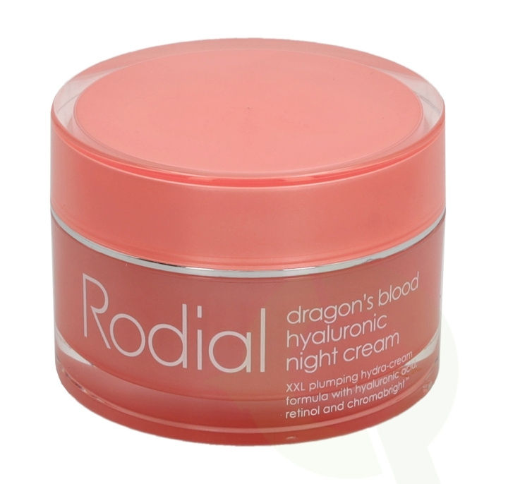 Rodial Dragon\'s Blood Hyaluronic Night Cream 50 ml Hydrate And Tone in de groep BEAUTY & HEALTH / Huidsverzorging / Gezicht / Gezichtscrèmes bij TP E-commerce Nordic AB (C55025)