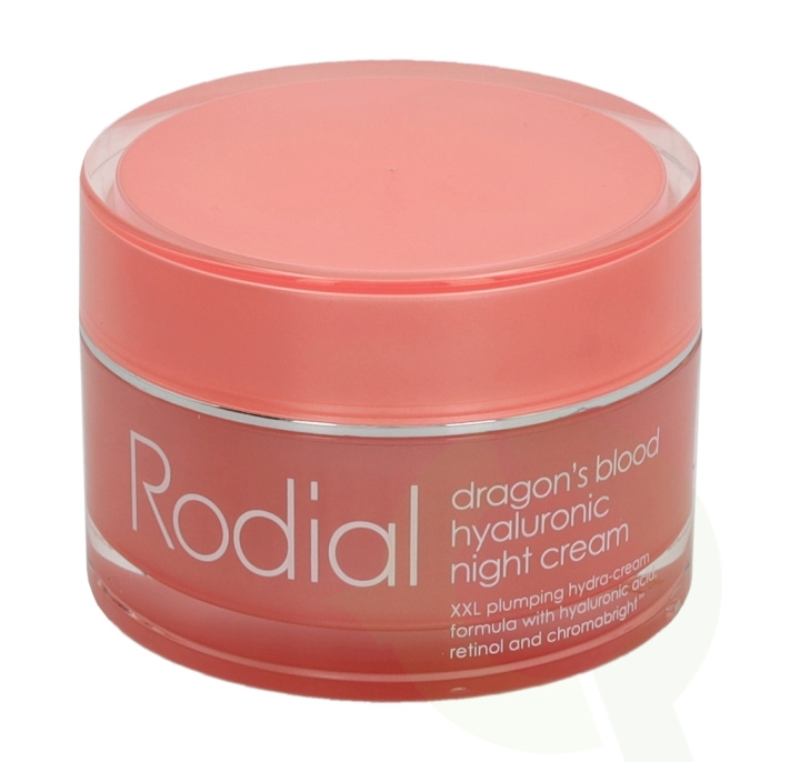 Rodial Dragon\'s Blood Hyaluronic Night Cream 50 ml Hydrate And Tone in de groep BEAUTY & HEALTH / Huidsverzorging / Gezicht / Nachtcrème bij TP E-commerce Nordic AB (C55025)