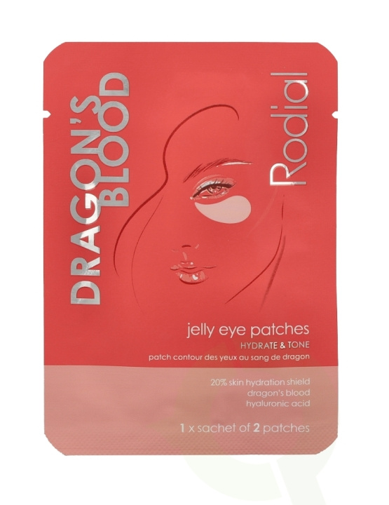 Rodial Dragon\'s Blood Jelly Eye Patche Set 12 g 4x3gr in de groep BEAUTY & HEALTH / Huidsverzorging / Gezicht / Ogen bij TP E-commerce Nordic AB (C55050)