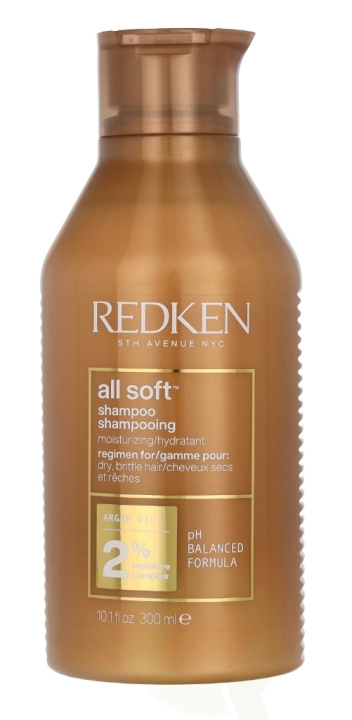 Redken All Soft Shampoo 300 ml For Dry, Brittle Hair in de groep BEAUTY & HEALTH / Haar & Styling / Haarverzorging / Shampoo bij TP E-commerce Nordic AB (C55126)