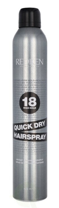 Redken Quick Dry 18 Instant Finishing Hairspray 400 ml in de groep BEAUTY & HEALTH / Haar & Styling / Hair styling / Haarlak bij TP E-commerce Nordic AB (C55128)