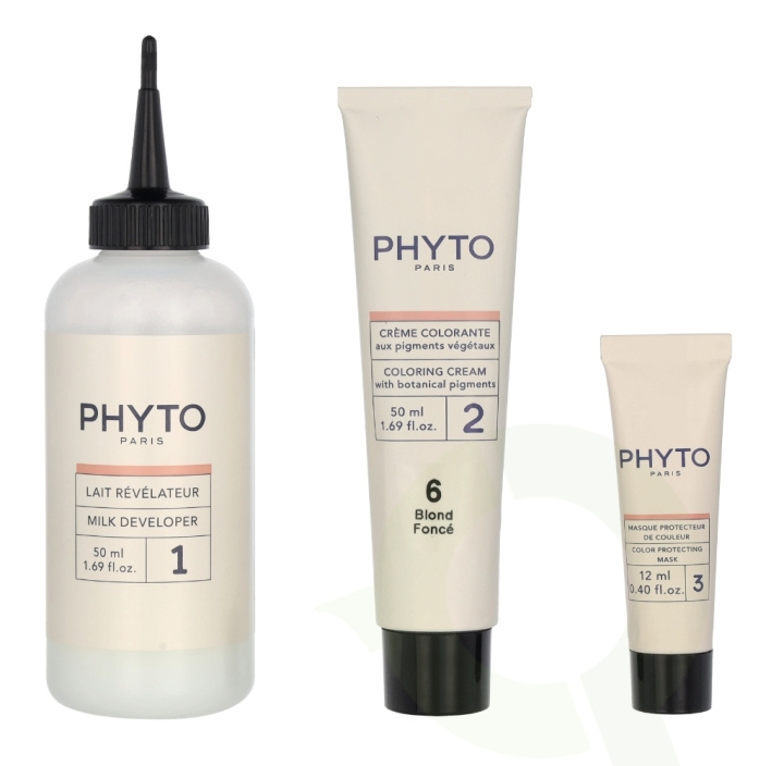Phyto Phytocolor Permanent Color 112 ml #06 Dark Brown in de groep BEAUTY & HEALTH / Haar & Styling / Haarverzorging / Haarverf / Haarverf & Kleurbommen bij TP E-commerce Nordic AB (C55169)