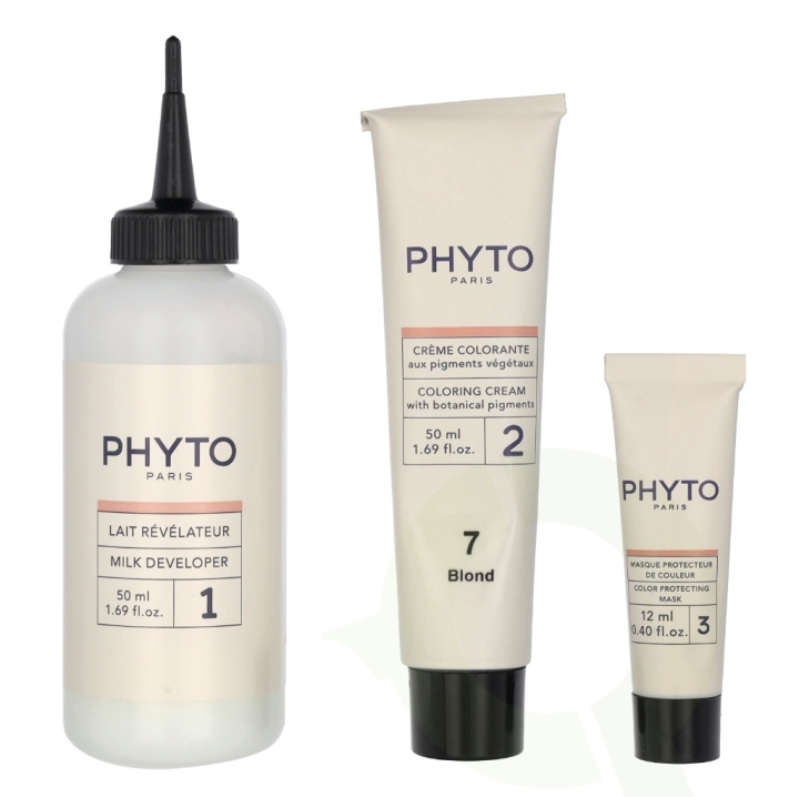 Phyto Phytocolor Permanent Color 112 ml #07 Blond in de groep BEAUTY & HEALTH / Haar & Styling / Haarverzorging / Haarverf / Haarverf & Kleurbommen bij TP E-commerce Nordic AB (C55172)