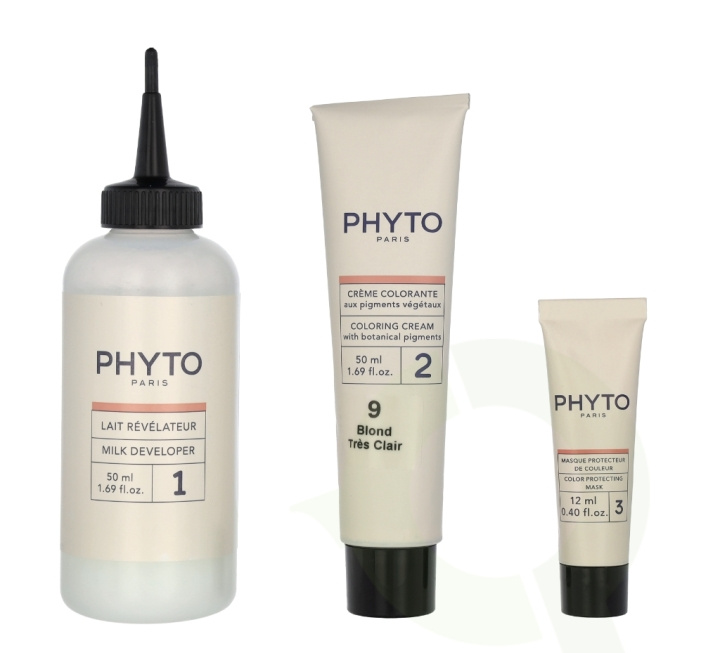 Phyto Phytocolor Permanent Color 112 ml #09 Very Light Blond in de groep BEAUTY & HEALTH / Haar & Styling / Haarverzorging / Haarverf / Haarverf & Kleurbommen bij TP E-commerce Nordic AB (C55175)