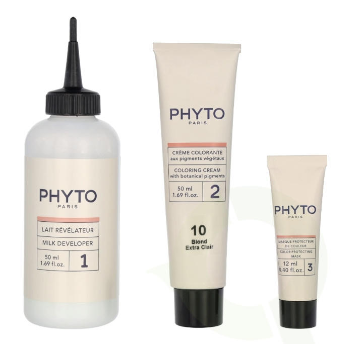 Phyto Phytocolor Permanent Color 112 ml #10 Extra Fair Blond in de groep BEAUTY & HEALTH / Haar & Styling / Haarverzorging / Haarverf / Haarverf & Kleurbommen bij TP E-commerce Nordic AB (C55177)