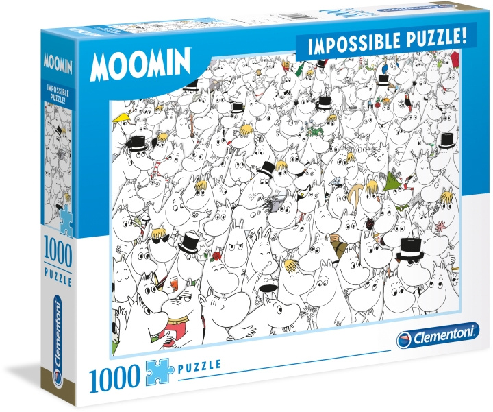 Clementoni Mumin Omöjligt pussel, 1000 bitar in de groep SPORT, VRIJE TIJD & HOBBY / Hobby / Puzzel bij TP E-commerce Nordic AB (C55217)